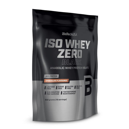 BioTechUSA Iso Whey Zero Black, Chocolate (EAN 5999076236978) - 500 grams | High-Quality Protein | MySupplementShop.co.uk