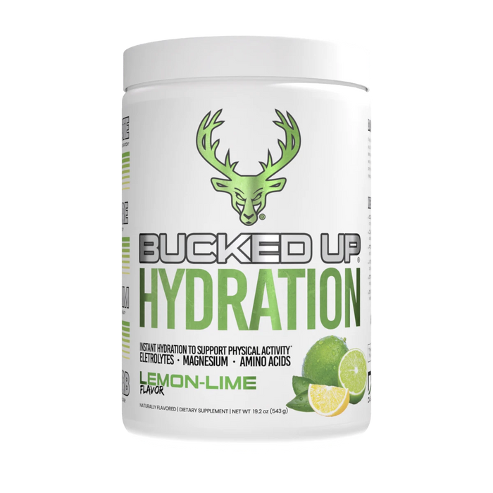 Bucked Up Hydration 534g - Lemon Lime - Electrolyte Drink at MySupplementShop by Bucked Up