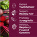 Garden of Life Beauty Beets Gummies, Raspberry - 60 fruit gummies | High-Quality Hair and Nails | MySupplementShop.co.uk