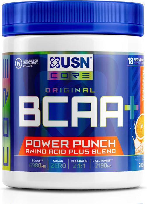 USN BCAA Power Punch+ Powder - BCAAs at MySupplementShop by USN