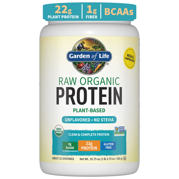 Garden of Life Raw Organic Protein, Unflavored - 560g