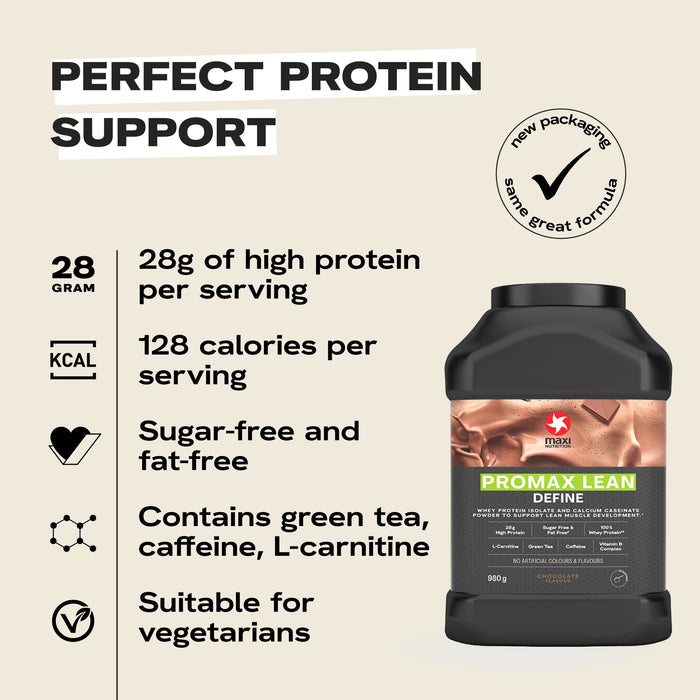 Maxi Nutrition Promax Lean Powder 980g Banoffee - Whey Proteins at MySupplementShop by Maxi Nutrition