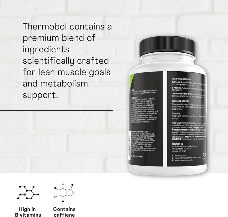 Maxi Nutrition Thermobol 90 Tablets: Your Ultimate Fat Metaboliser - Weight Control at MySupplementShop by Maxi Nutrition