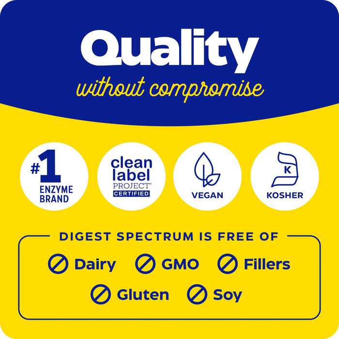 Enzymedica Digest Spectrum 240 Capsules Best Value Nutritional Supplement at MYSUPPLEMENTSHOP.co.uk