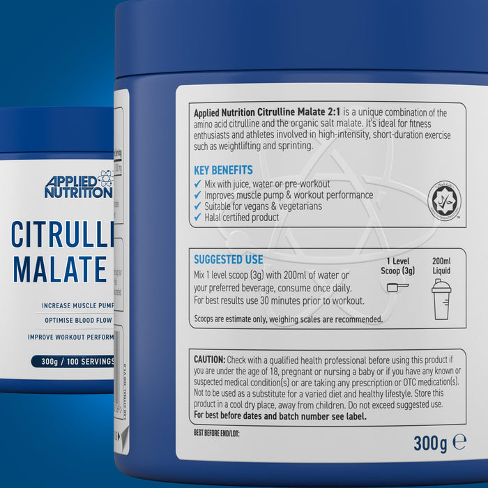 Applied Nutrition Citrulline Malate - L-Citrulline at MySupplementShop by Applied Nutrition