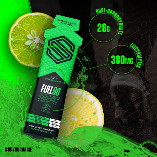 Soccer Supplement Fuel90  Energy Gel 12x70g Lemon & Lime