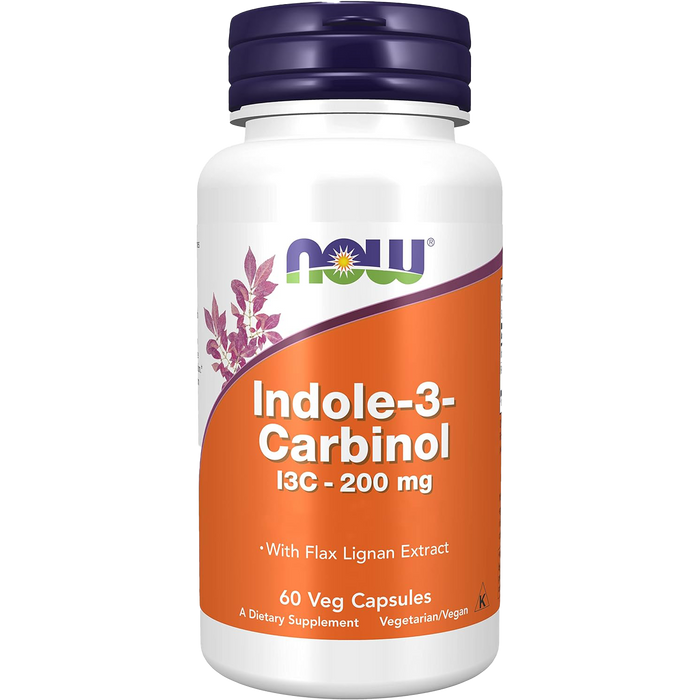 NOW Foods Indole-3-Carbinol (I3C), 200mg - 60 vcaps