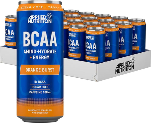 Applied Nutrition BCAA + Caffeine Can 12x330ml Orange Burst | Top Rated Sports Nutrition at MySupplementShop.co.uk