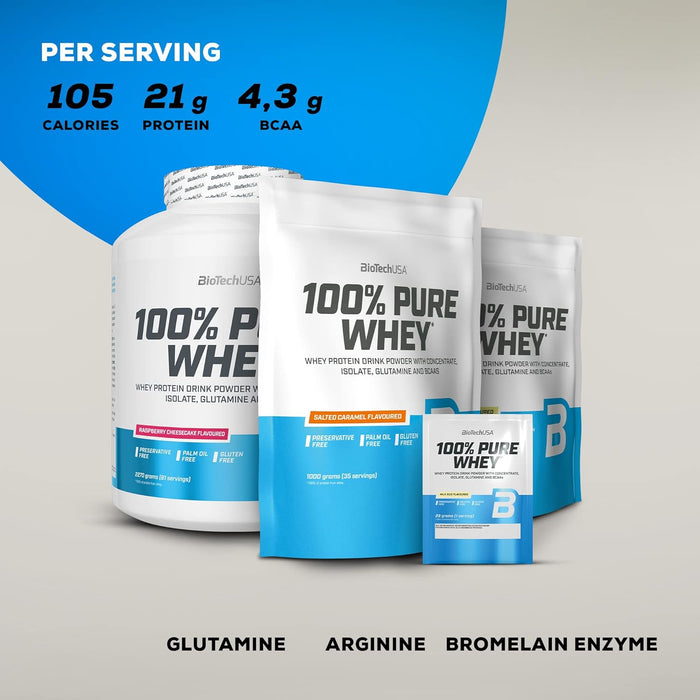 BioTechUSA 100% Pure Whey 2270 grams (2.27kg) - Protein at MySupplementShop by BioTechUSA