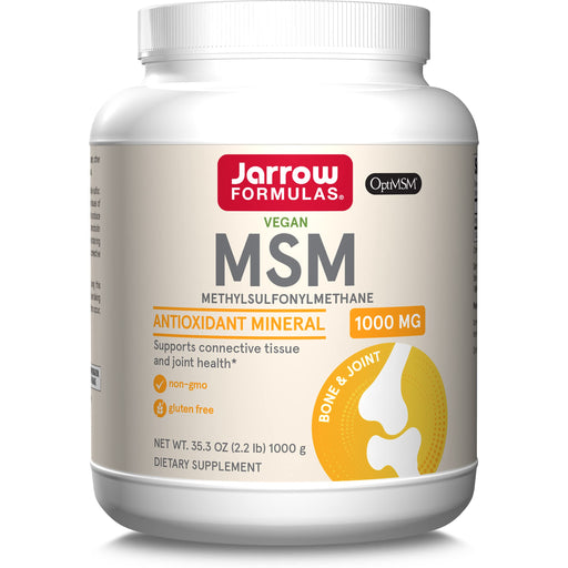 Jarrow Formulas MSM (Methyl-Sulfonyl-Methane), Powder - 1000g | High-Quality Joint Support | MySupplementShop.co.uk