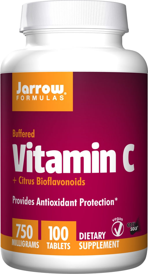 Jarrow Formulas Vitamin C (Buffered) + Citrus Bioflavonoids, 750mg - 100 tabs - Vitamins & Minerals at MySupplementShop by Jarrow Formulas