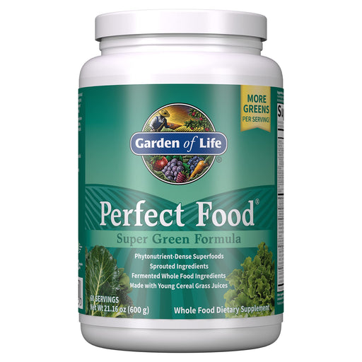 Garden of Life Perfect Food Super Green Formula, Powder - 600g - Health Foods at MySupplementShop by Garden of Life