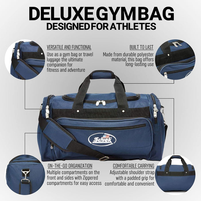 Schiek Deluxe Gym Bag