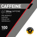 Maxi Nutrition Caffeine 100Tabs - Combination Multivitamins & Minerals at MySupplementShop by Maxi Nutrition