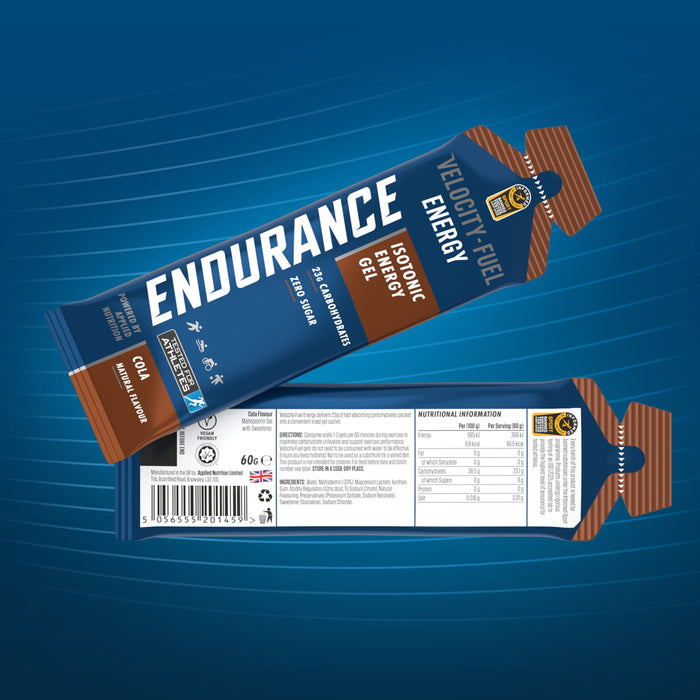 Applied Nutrition Endurance Sprint Isotonic Energy Gel + Caffeine, Cola - 20 x 60g