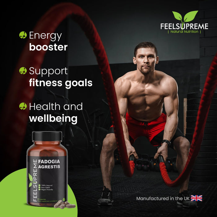 Feel Supreme Fadogia Agrestis 90Veg Caps - Testosterone Boosters at MySupplementShop by Feel Supreme