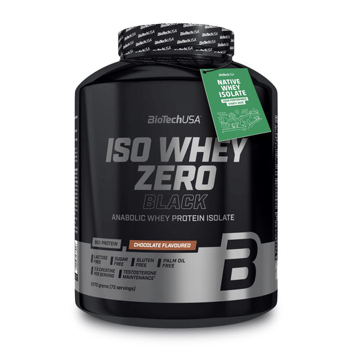 BioTechUSA Iso Whey Zero Black, Chocolate (EAN 5999076236916) - 2270 grams | High-Quality Protein | MySupplementShop.co.uk