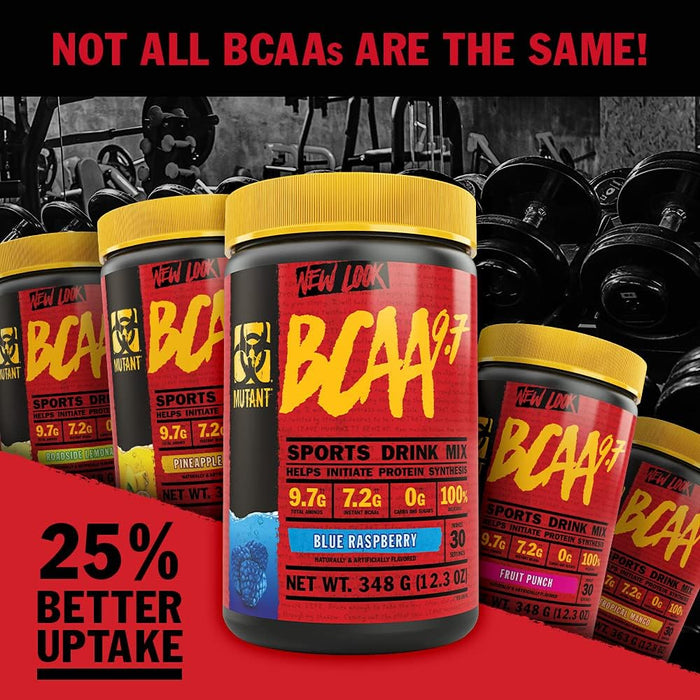 Mutant BCAA 9.7 with Micronized Amino Acid and Electrolyte Support Stack