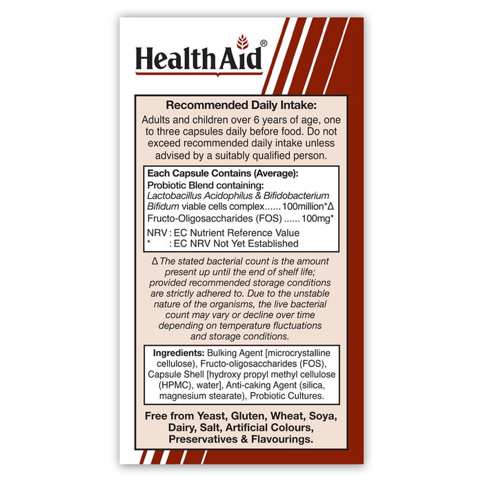 Healthaid Acidophilus Vegicaps x 60 - Other at MySupplementShop by Healthaid