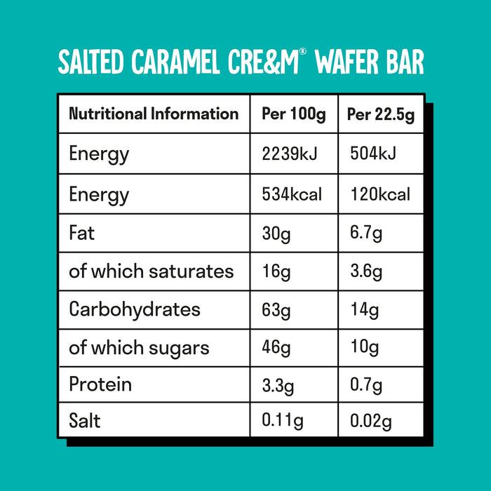 LoveRaw Vegan Cream Filled Wafer Bar 12x43g Salted Caramel at MySupplementShop.co.uk