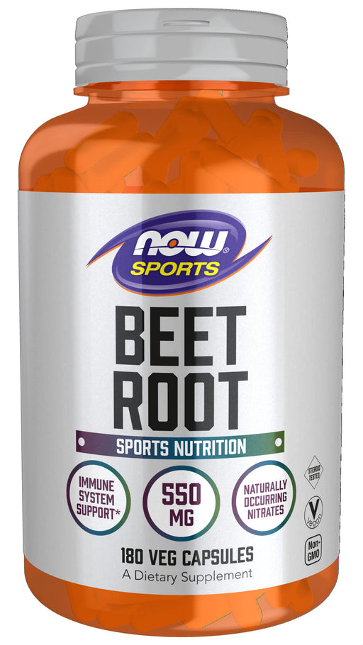 NOW Foods Beet Root Capsules - 180 vcaps | High-Quality Combination Multivitamins & Minerals | MySupplementShop.co.uk