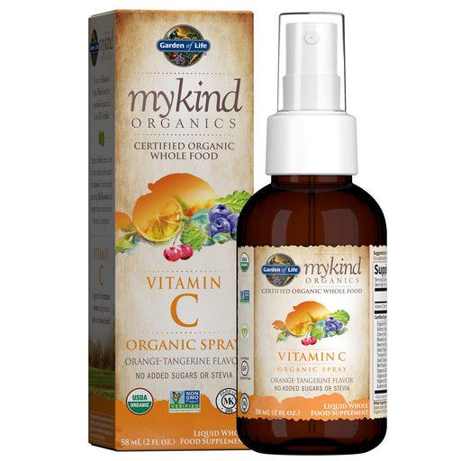 Garden of Life Mykind Organics Vitamin C Organic Spray, Orange-Tangerine - 58 ml. - Vitamins & Minerals at MySupplementShop by Garden of Life