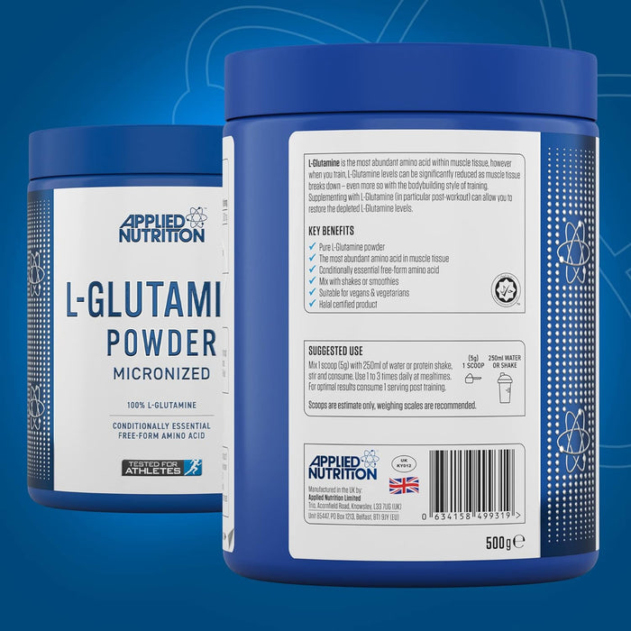 Applied Nutrition L-Glutamine 500g (100 Servings)