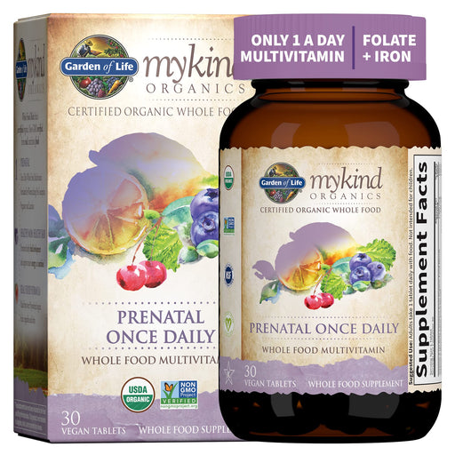 Garden of Life Mykind Organics Prenatal Once Daily - 30 vegan tabs - Vitamins & Minerals at MySupplementShop by Garden of Life