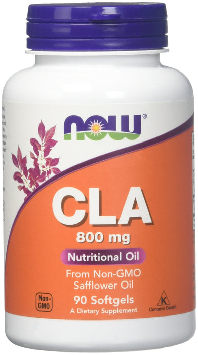 NOW Foods CLA, 800mg - 90 softgels - Slimming and Weight Management at MySupplementShop by NOW Foods