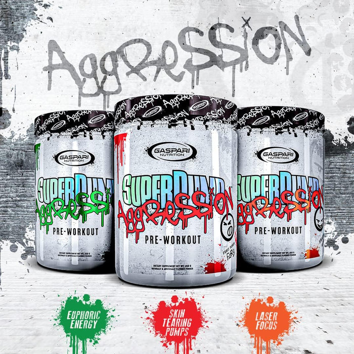 Gaspari Nutrition SuperPump Aggression 25 Servings 450g