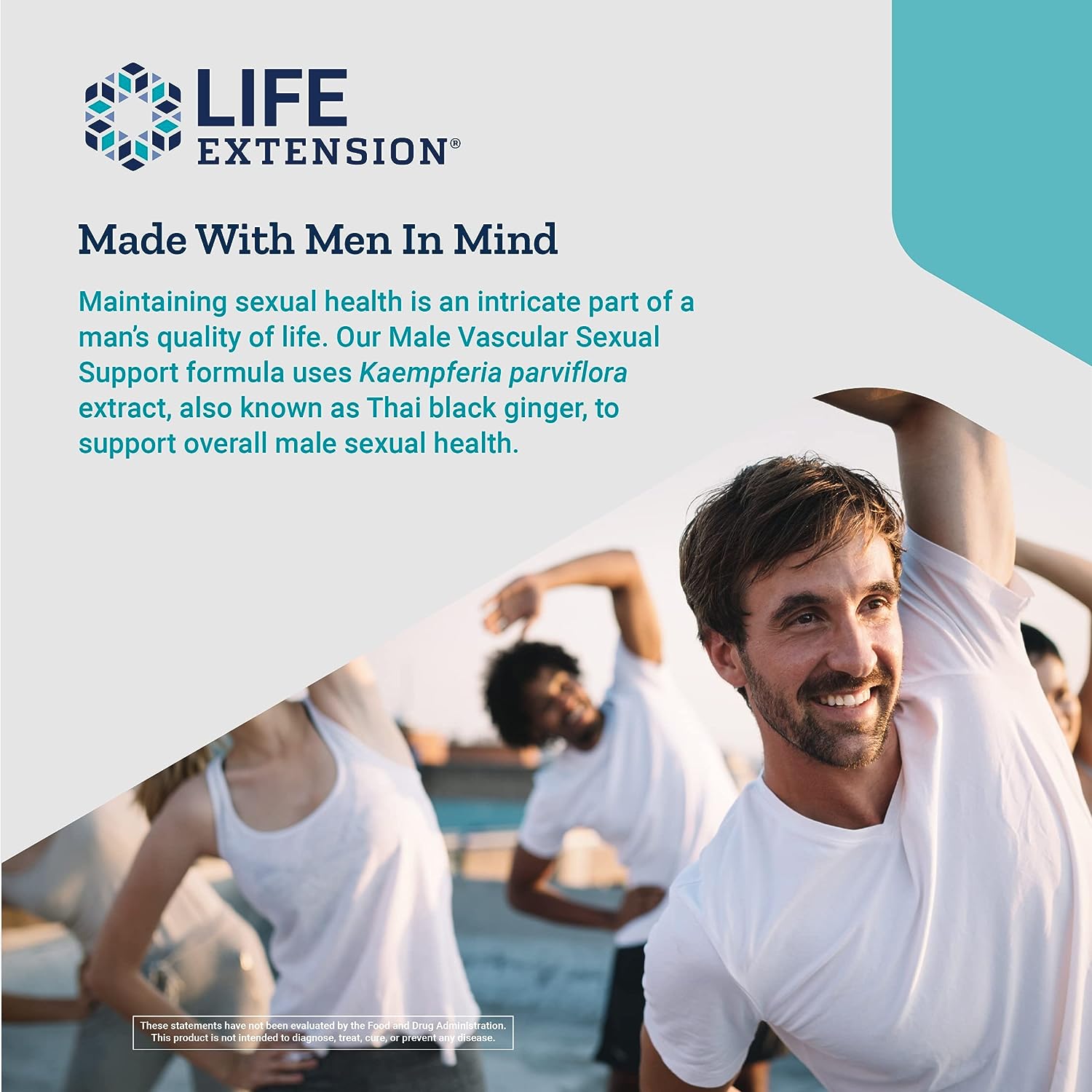 Image explaining Life Extension Male Vascular Sexual Support is made with men in mind