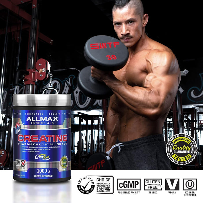 AllMax Nutrition Creatine Pharmaceutical Grade - 400 grams | High-Quality Creatine Supplements | MySupplementShop.co.uk