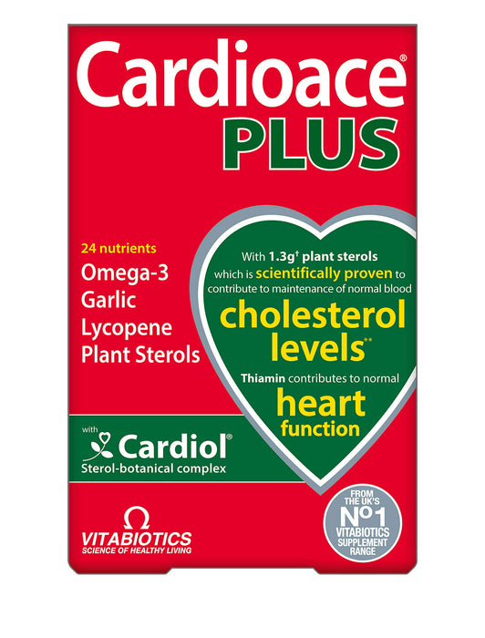 Vitabiotics Cardioace Plus 60 Capsules - Heart Health at MySupplementShop by Vitabiotics