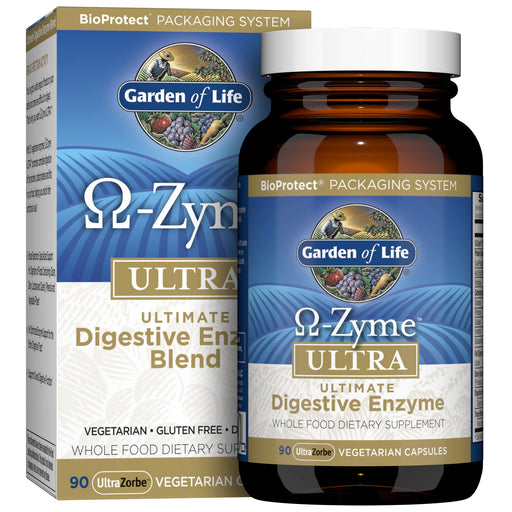 Garden of Life Omega Zyme Ultra - 90 vcaps | High-Quality Health and Wellbeing | MySupplementShop.co.uk
