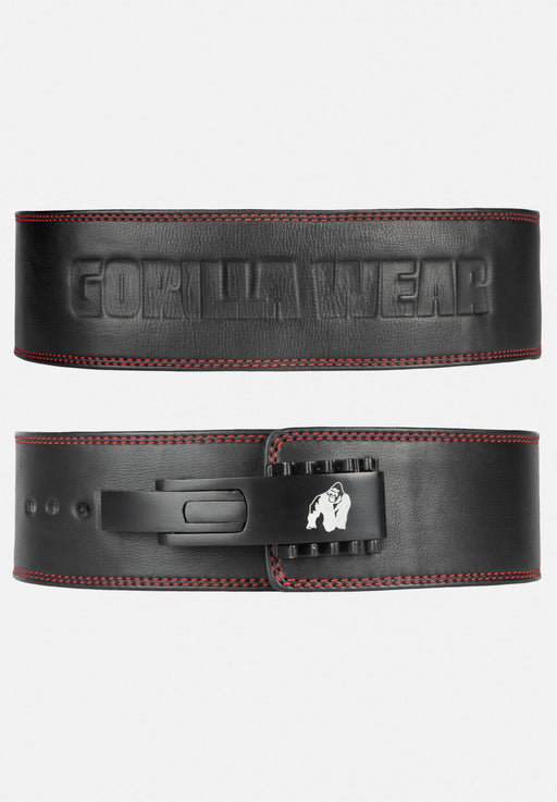 Gorilla Wear 4 Inch Premium Lever Belt Black - Exercise Ball Accessories at MySupplementShop by GORILLA WEAR