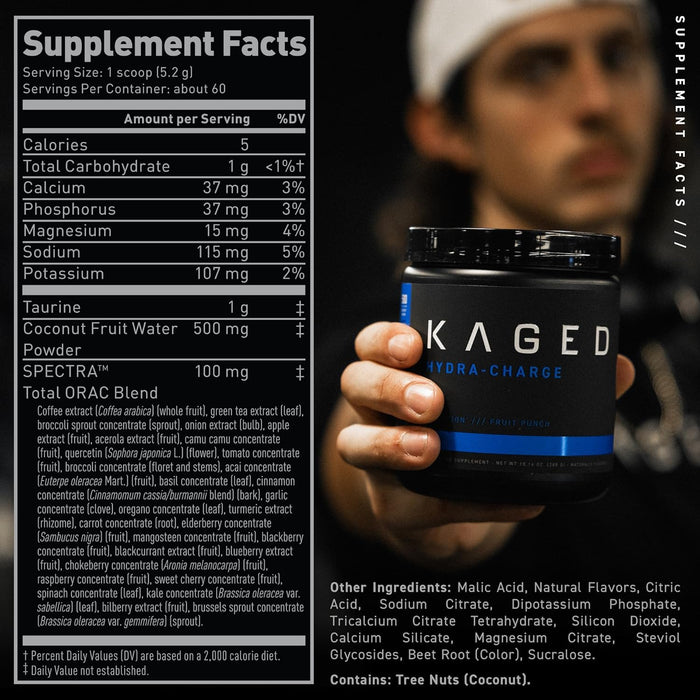 Kaged Muscle Hydra-Charge, Hibiscus Pear 276g - Endurance at MySupplementShop by Kaged Muscle