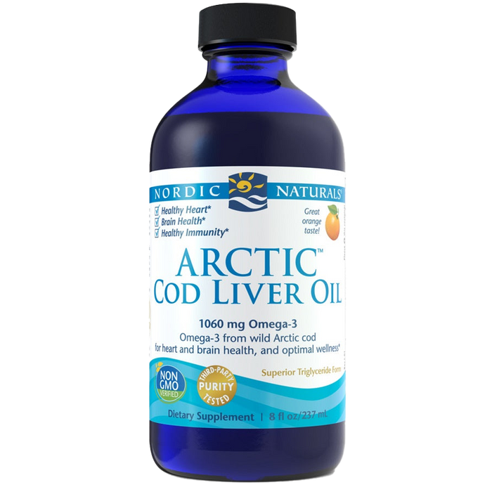 Nordic Naturals Arctic Cod Liver Oil, 1060mg Strawberry - 237 ml.