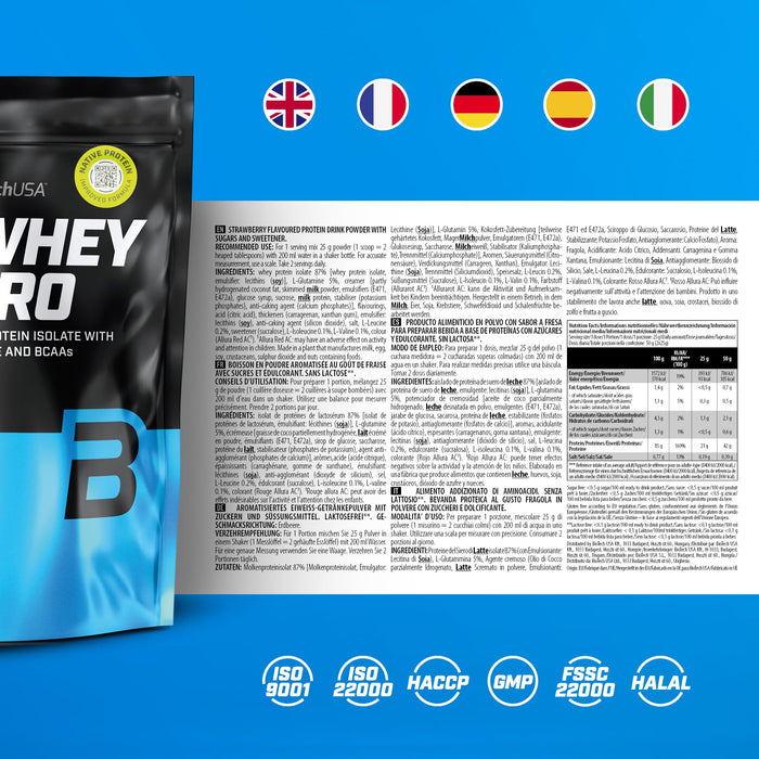 BioTechUSA Iso Whey Zero 1816g