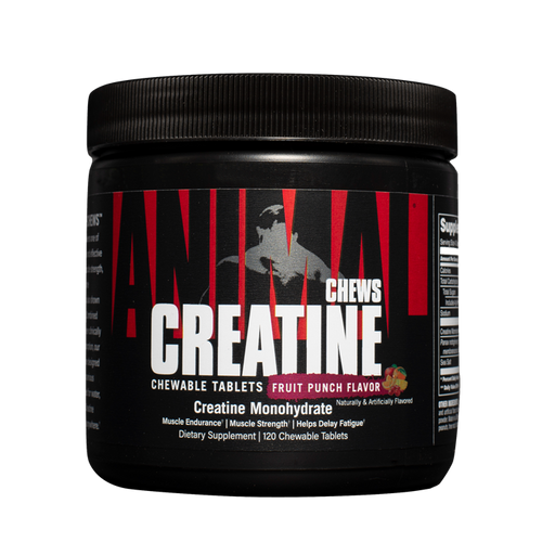 Animal Creatine Chews 120 Tablets - Fruit Punch - Creatine Chews at MySupplementShop by Animal