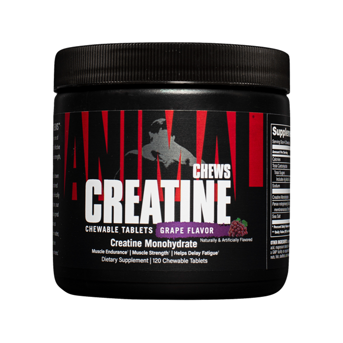 Animal Creatine Chews 120 Tablets - Grape - Creatine Chews at MySupplementShop by Animal