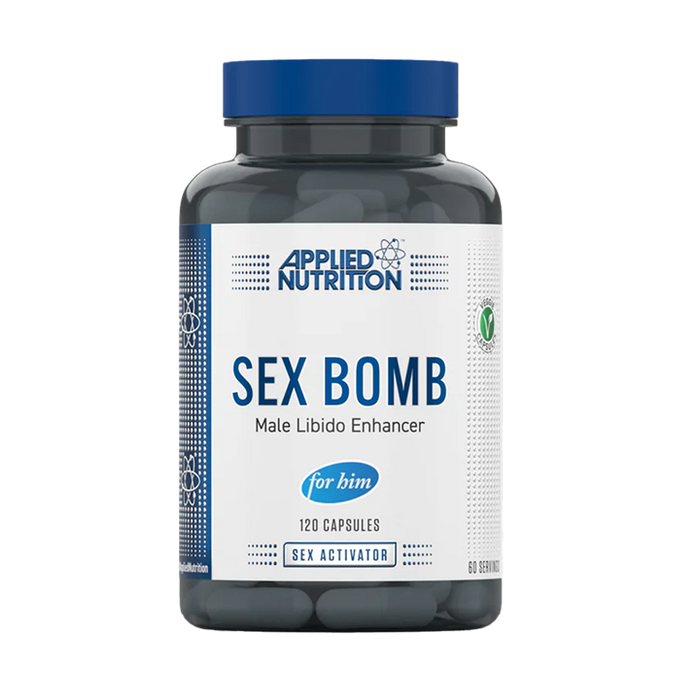 Applied Nutrition Sex Bomb Male Libido Enhancer 120 Veg Caps | High-Quality Vitamins & Supplements | MySupplementShop.co.uk