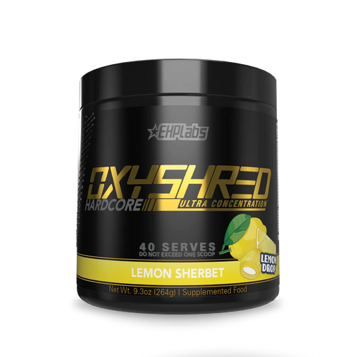 EHP Labs OxyShred HARDCORE 40 Serv - Lemon Sherbert - Sports Nutrition at MySupplementShop by EHP LABS