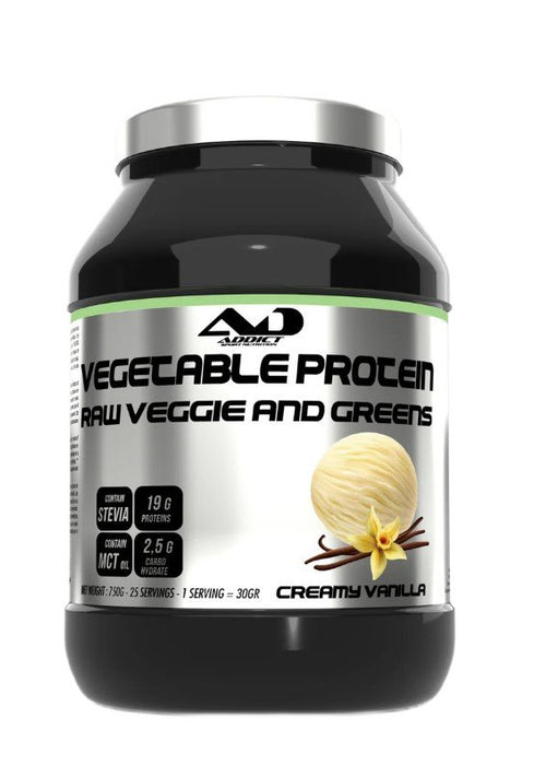 Addict Sport Nutrition Vegetable Protein Raw Veggie and Greens 750g