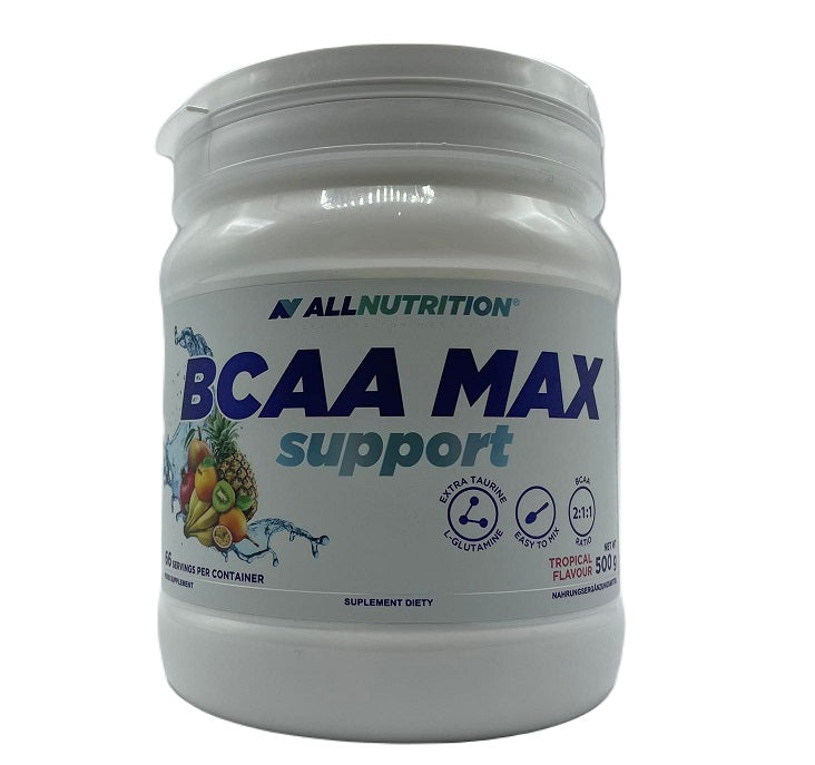 Allnutrition BCAA Max Support 500g - Tropical - Amino Acids and BCAAs at MySupplementShop by Allnutrition