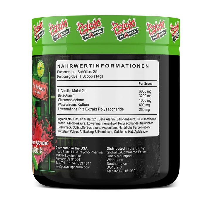 American Supps Psycho Pharma Edge of Insanity 300g