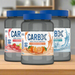 Applied Nutrition Carb X with strawberry, orange, and unflavored cyclic dextrin powders