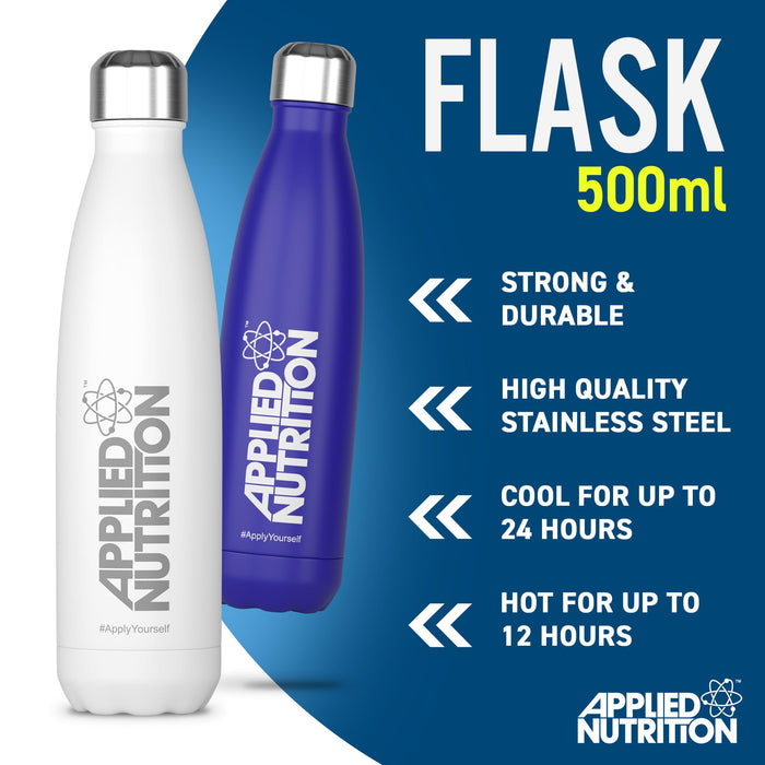 Applied Nutrition Flask 500ml - Supplement Shakers at MySupplementShop by Applied Nutrition