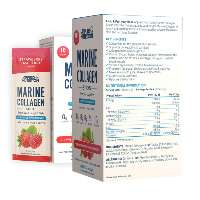 Applied Nutrition Marine Collagen STICKS 10x12g