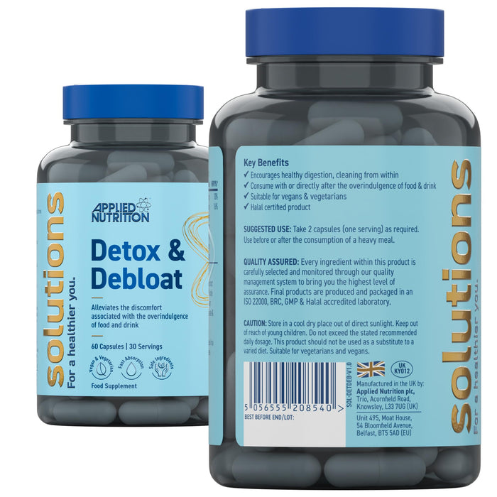 Applied Nutrition Solutions Detox & Debloat - 60 caps