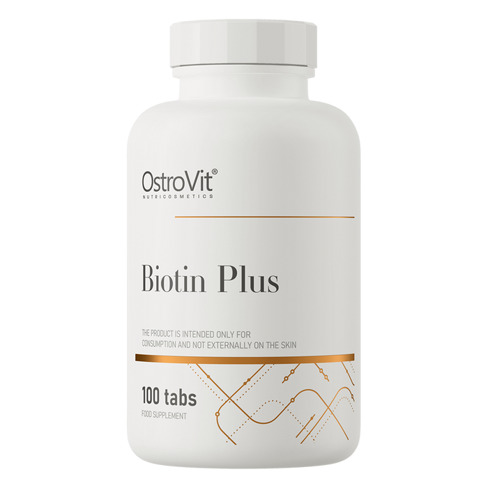 OstroVit Biotin Plus 100 Tabs - Sports Supplements at MySupplementShop by Ostrovit